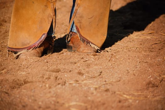 Cowboy's feet