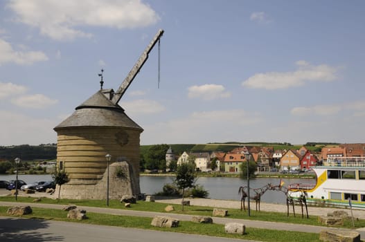 Alter Kranen in Marktbreit
