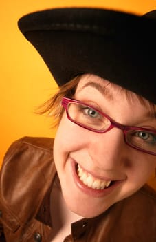Woman with a hat