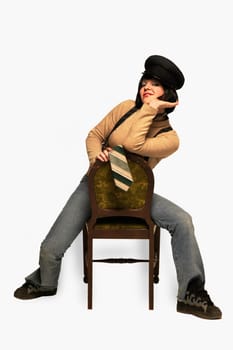 Woman with a hat