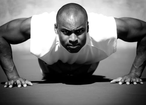 Portrait of an athlete