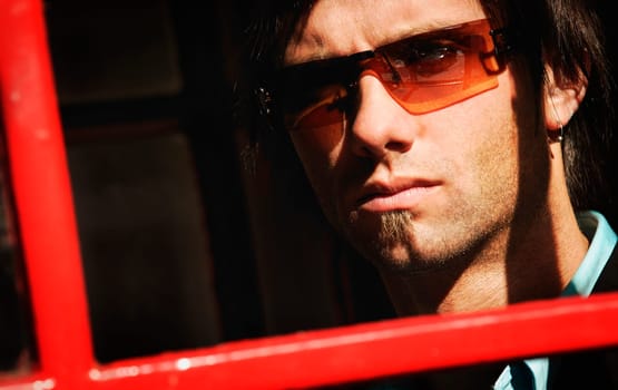 Man with sunglasses