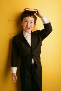 Child measuring height