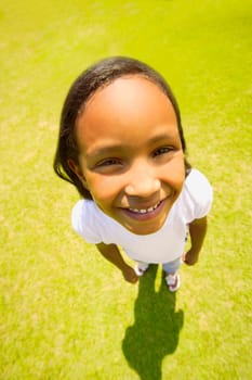 A smiling child