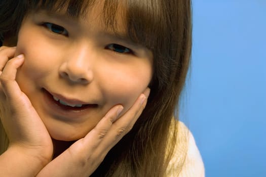 Young girl posing