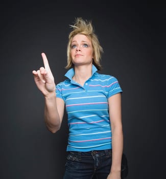 Woman being sassy
