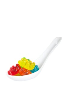 Candies in the spoon