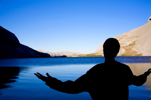 Person worshipping