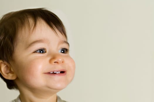 Boy smiling