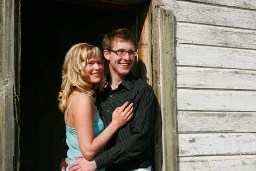 Portrait of a young couple