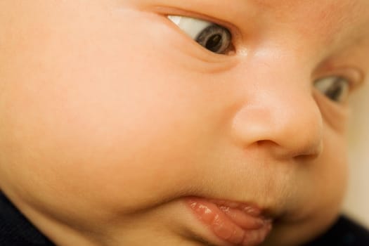 Closeup of a baby's face