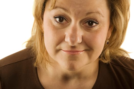 Woman looking puzzled