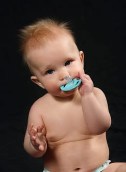 Portrait of a baby boy