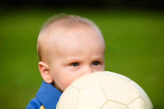 Boy with a ball