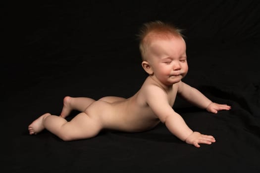Portrait of a baby boy