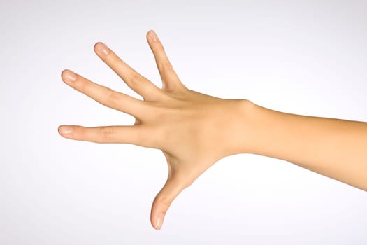 A woman's hand
