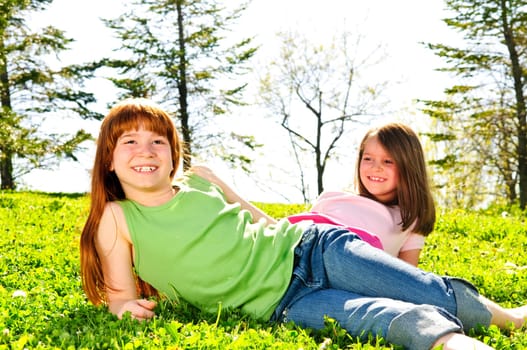 Young sisters