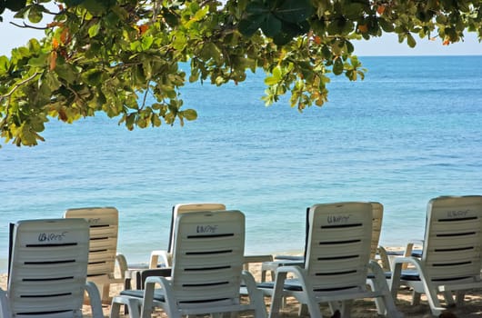 Chairs on the beach