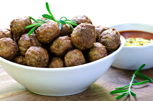 Meatballs and sauce