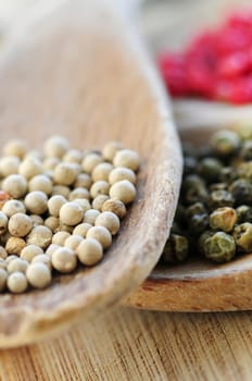 Assorted peppercorns