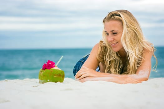 Sea, coconut and blonde