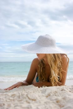On the beach