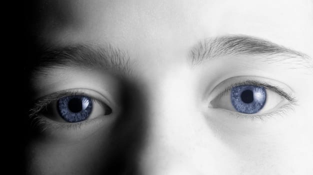 A child's eyes