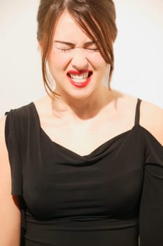The face of embarrassment