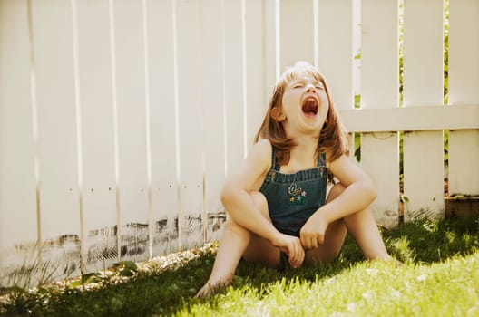 Child screams