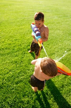 A water fight