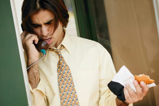 Man talking on the phone