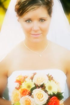 Portrait of a bride