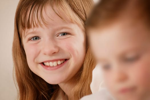 Two children