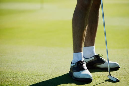 Golfer's shoes