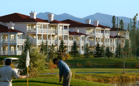 A beautiful golf course