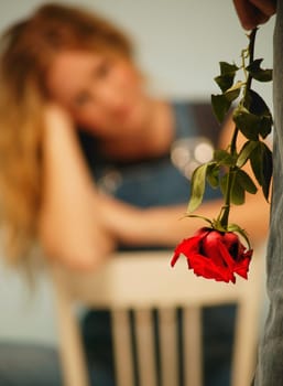 A flower for a girl