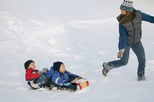 Tobogganing