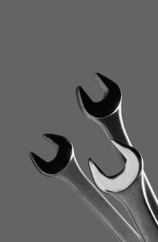 A group of wrenches