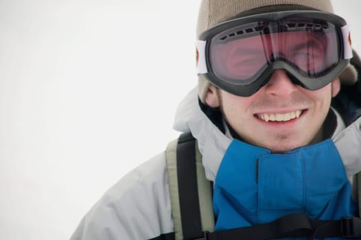 Man with goggles
