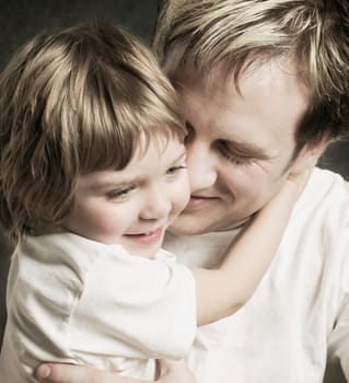 Father and daughter