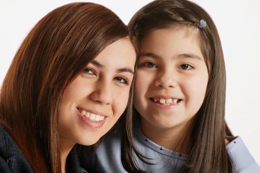 Portrait of two girls