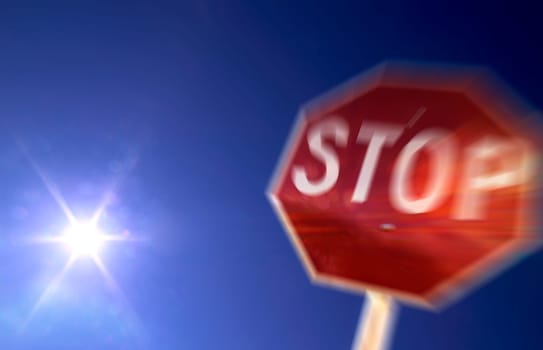 Ignoring a stop sign