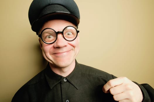Man with a smirk