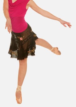 Woman dances