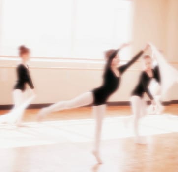 A dance class