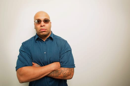 A man with sunglasses