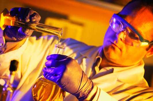 A scientist in a lab