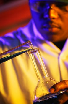 A scientist in a laboratory