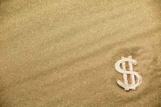 Money in sinking sand