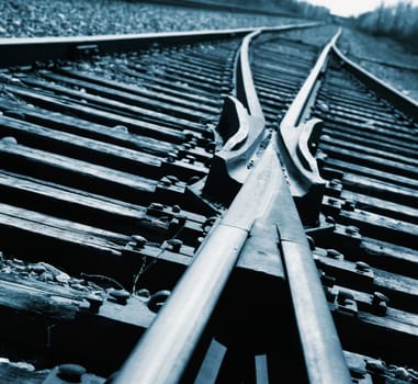 Railroad tracks